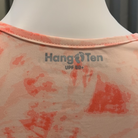 NWT HANG TEN UPF 50+ SUN PROTECTION LONG SLEEVE TOP SHIRT Zip Pocket SIZE S & M - Picture 6 of 6
